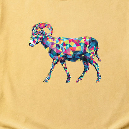 Ram Mosaic Cotton T-Shirt