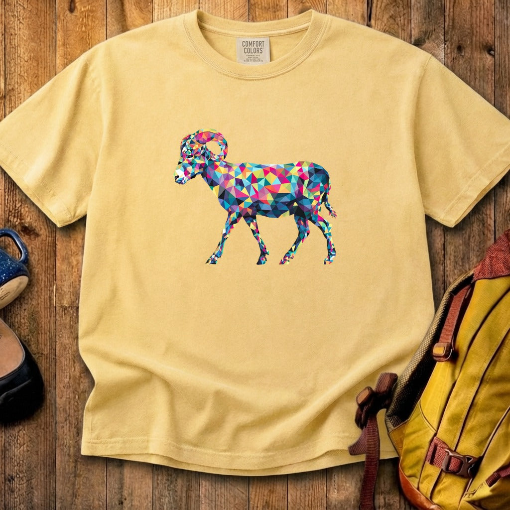 Ram Mosaic Cotton T-Shirt