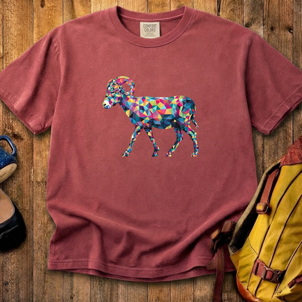 Ram Mosaic Cotton T-Shirt
