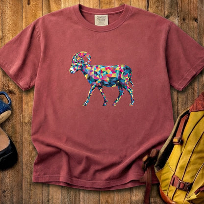 Ram Mosaic Cotton T-Shirt