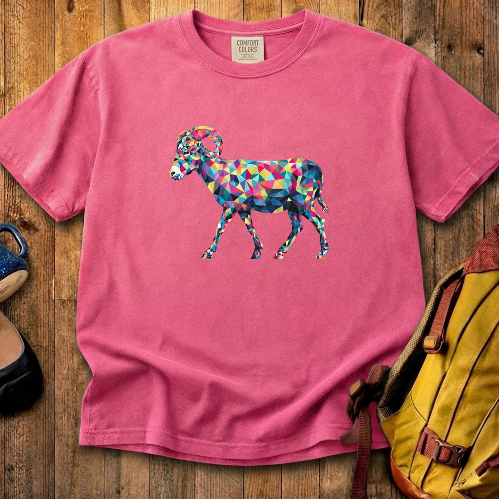 Ram Mosaic Cotton T-Shirt