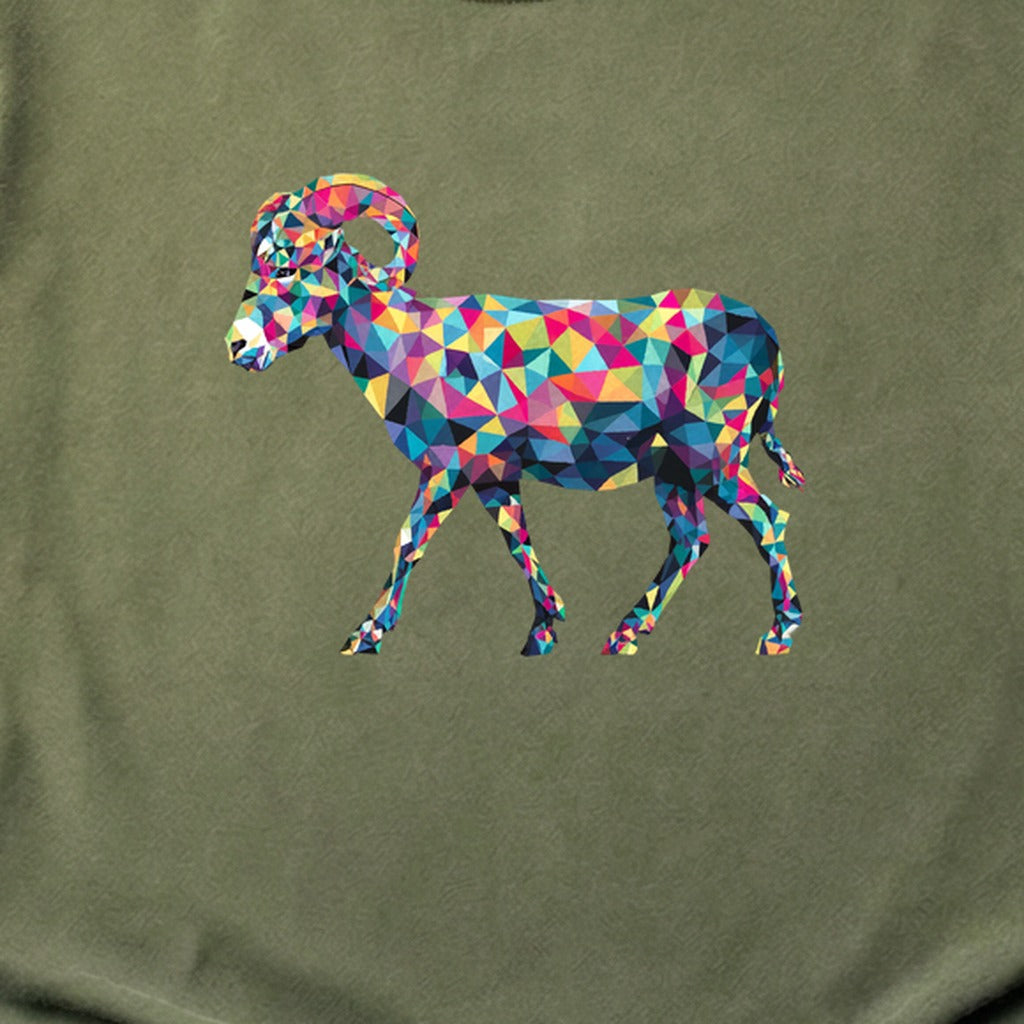 Ram Mosaic Cotton T-Shirt