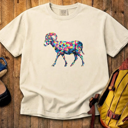 Ram Mosaic Cotton T-Shirt