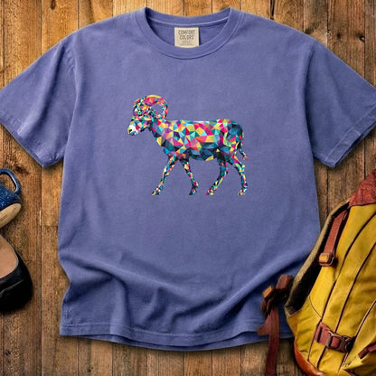Ram Mosaic Cotton T-Shirt
