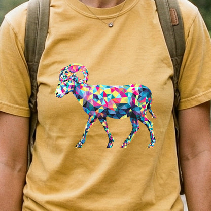 Ram Mosaic Cotton T-Shirt