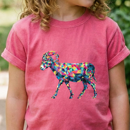 Ram Mosaic Kids Cotton T-Shirt