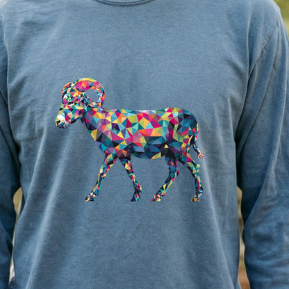 Ram Mosaic Cotton Long Sleeve