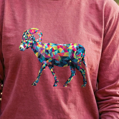 Ram Mosaic Cotton Long Sleeve