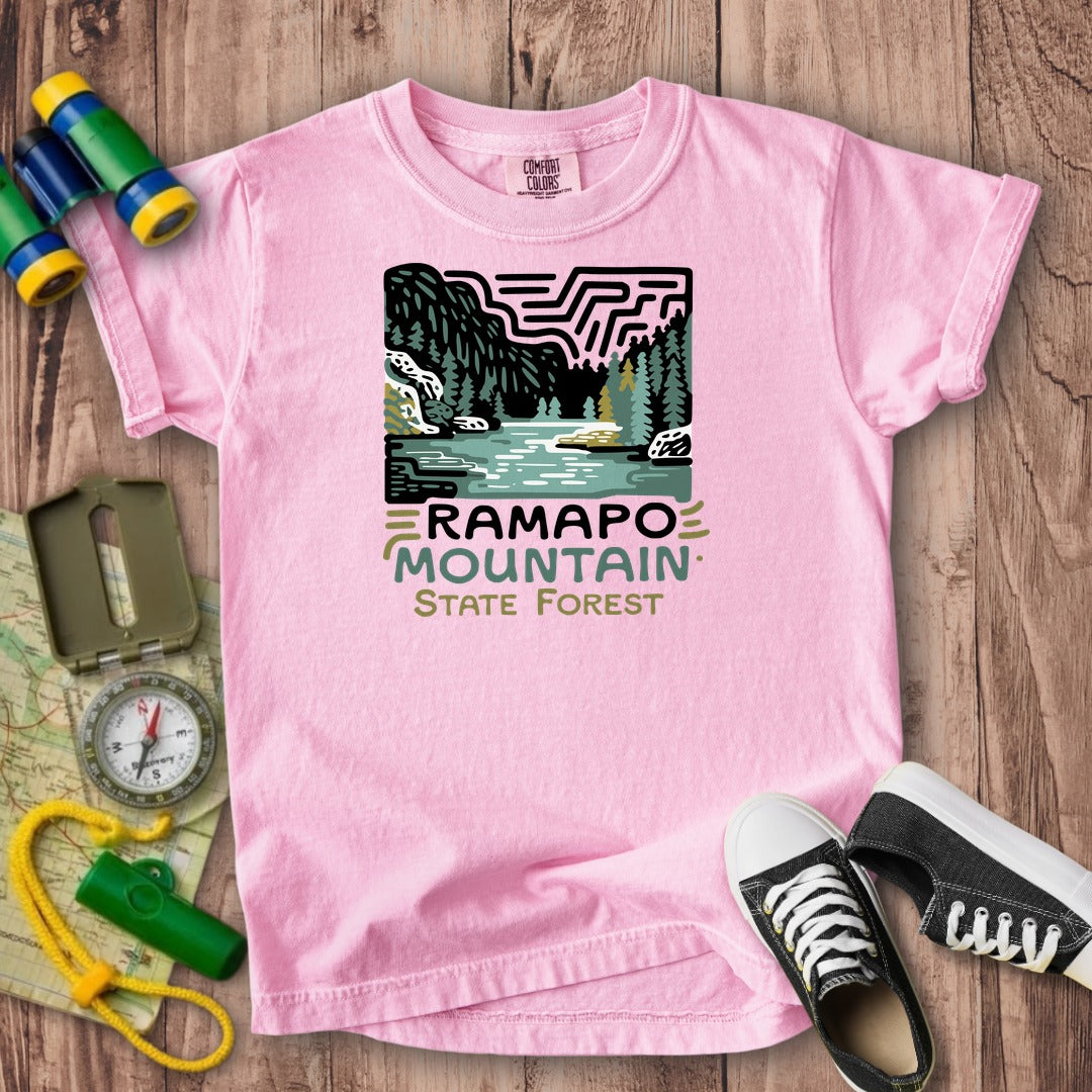 Ramapo Mountain State Forest Kids Cotton T-Shirt
