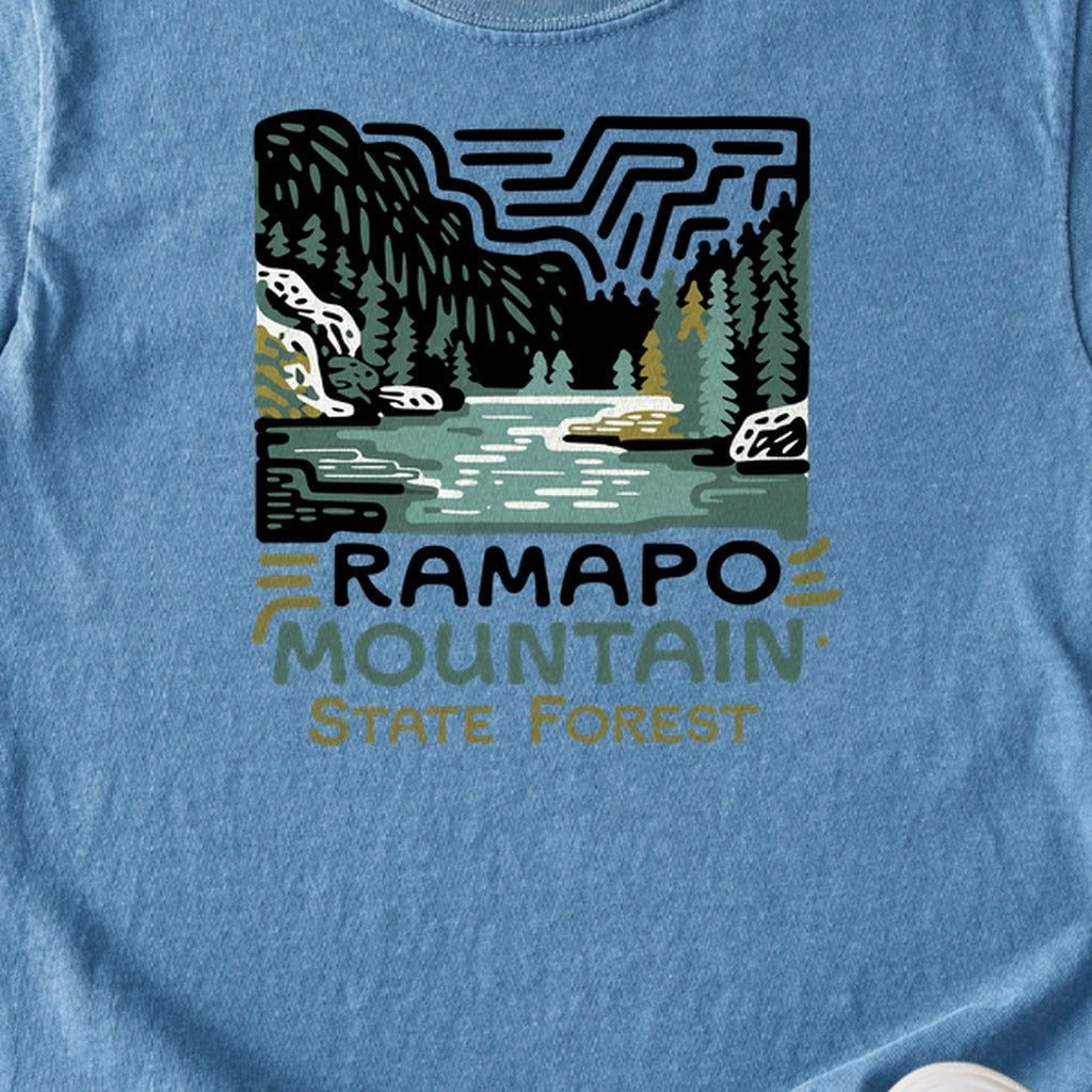 Ramapo Mountain State Forest Kids Cotton T-Shirt