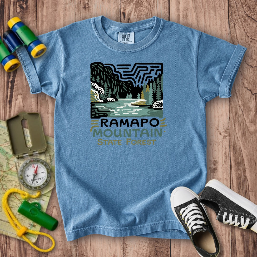 Ramapo Mountain State Forest Kids Cotton T-Shirt