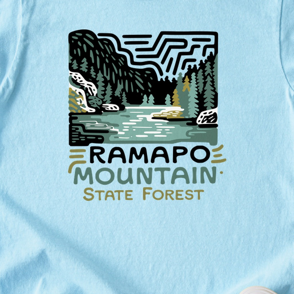 Ramapo Mountain State Forest Kids Cotton T-Shirt