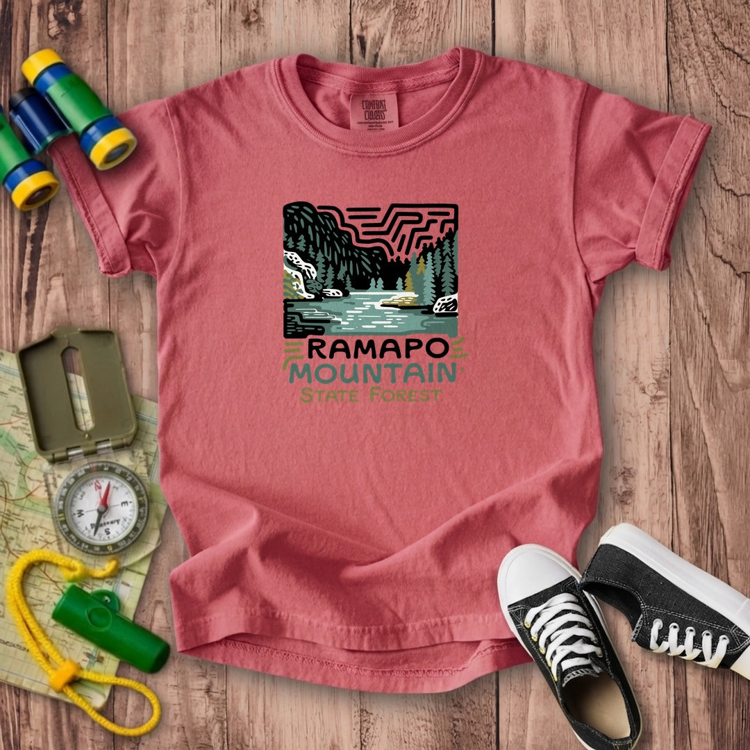 Ramapo Mountain State Forest Kids Cotton T-Shirt
