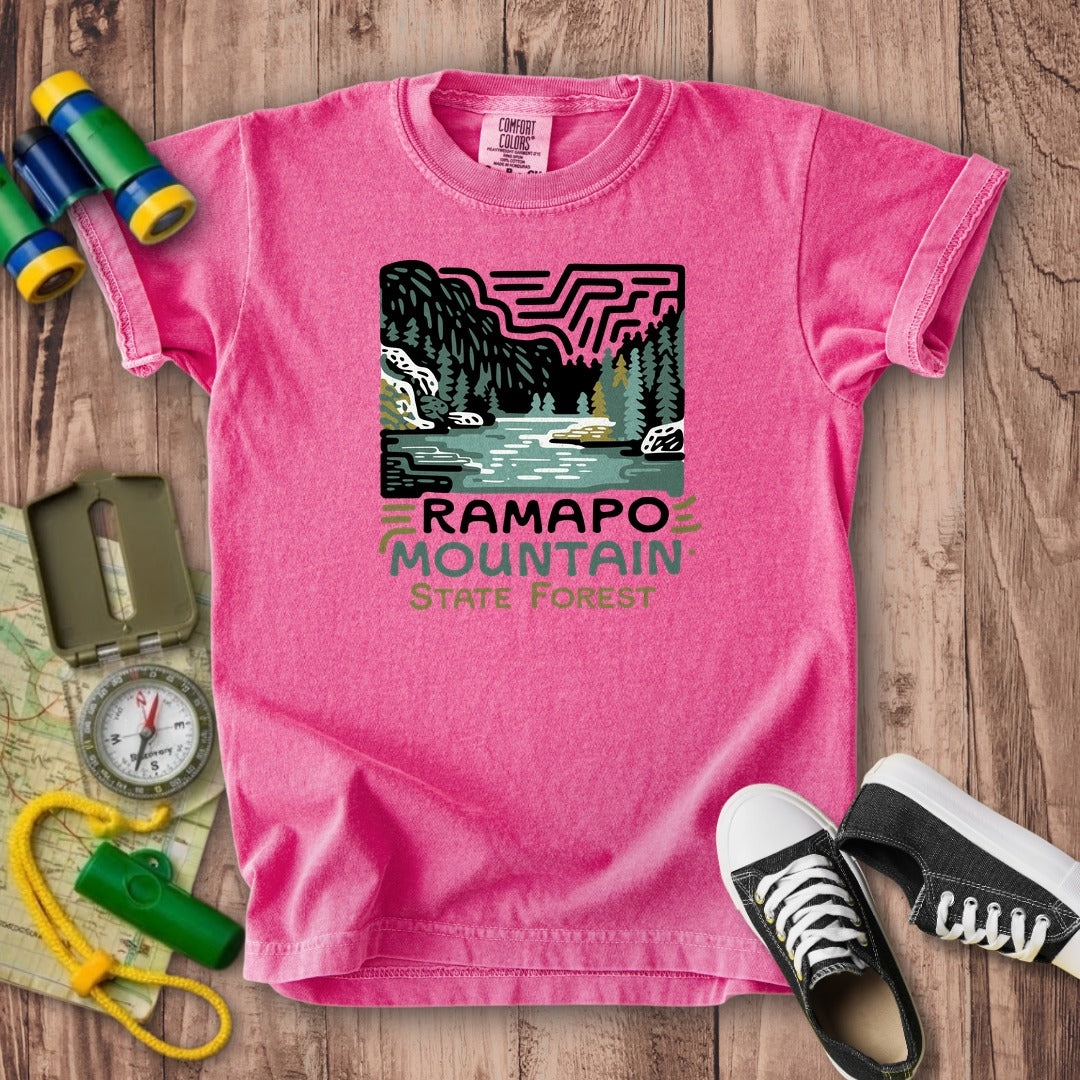 Ramapo Mountain State Forest Kids Cotton T-Shirt