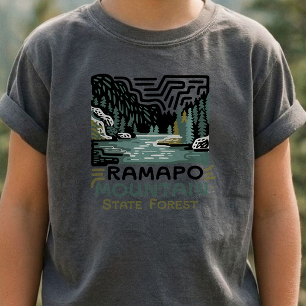 Ramapo Mountain State Forest Kids Cotton T-Shirt