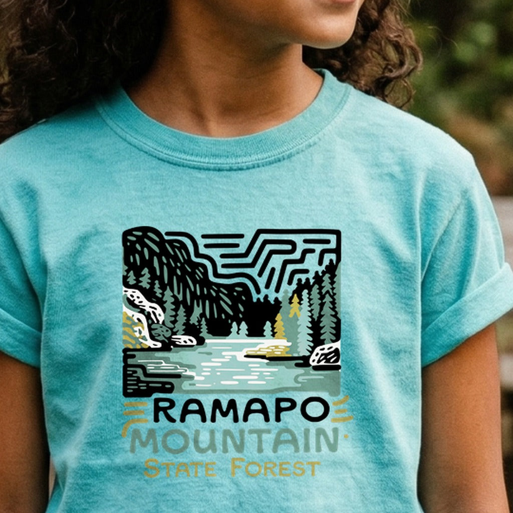 Ramapo Mountain State Forest Kids Cotton T-Shirt