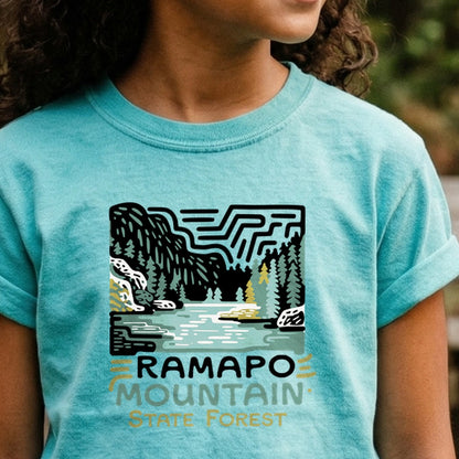 Ramapo Mountain State Forest Kids Cotton T-Shirt