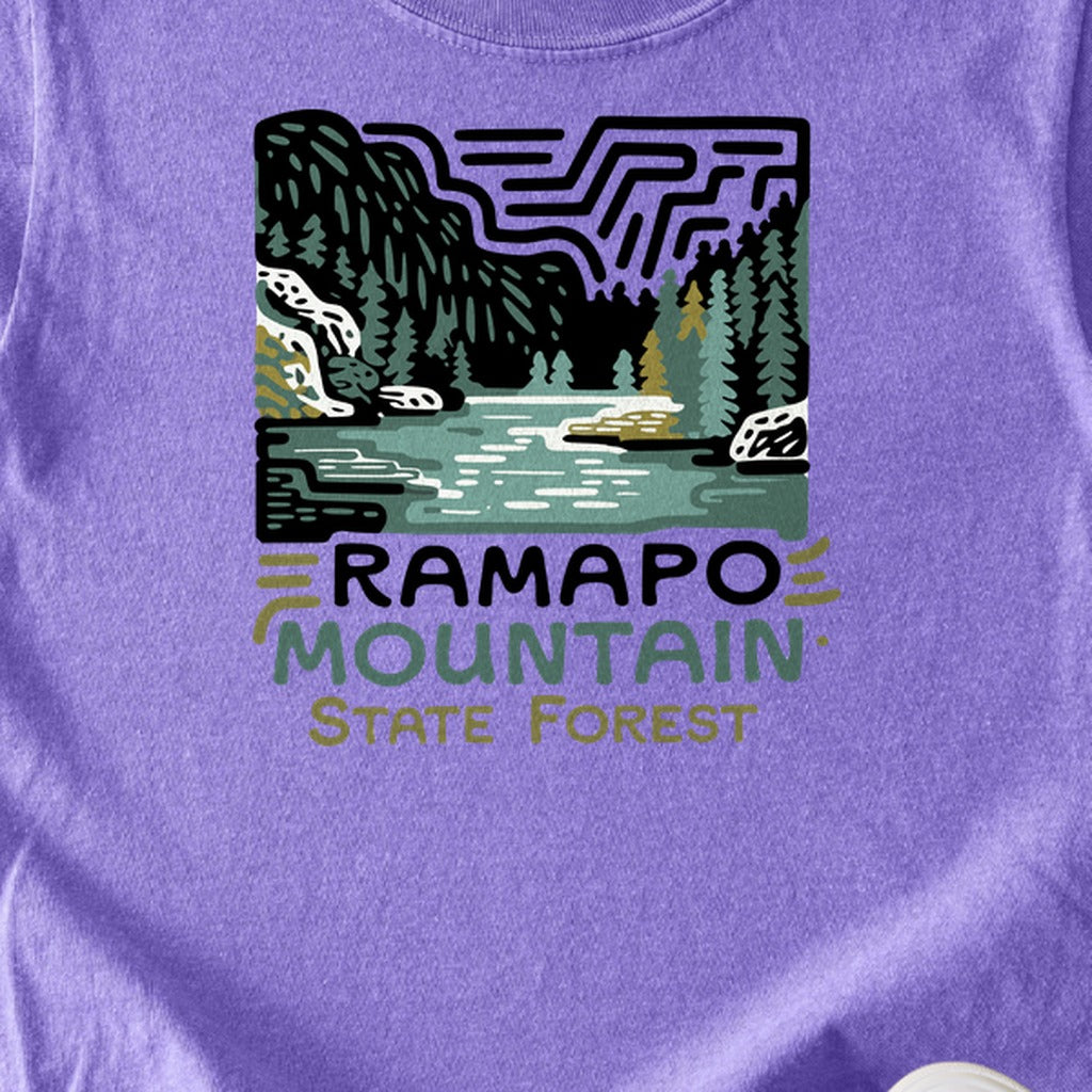 Ramapo Mountain State Forest Kids Cotton T-Shirt