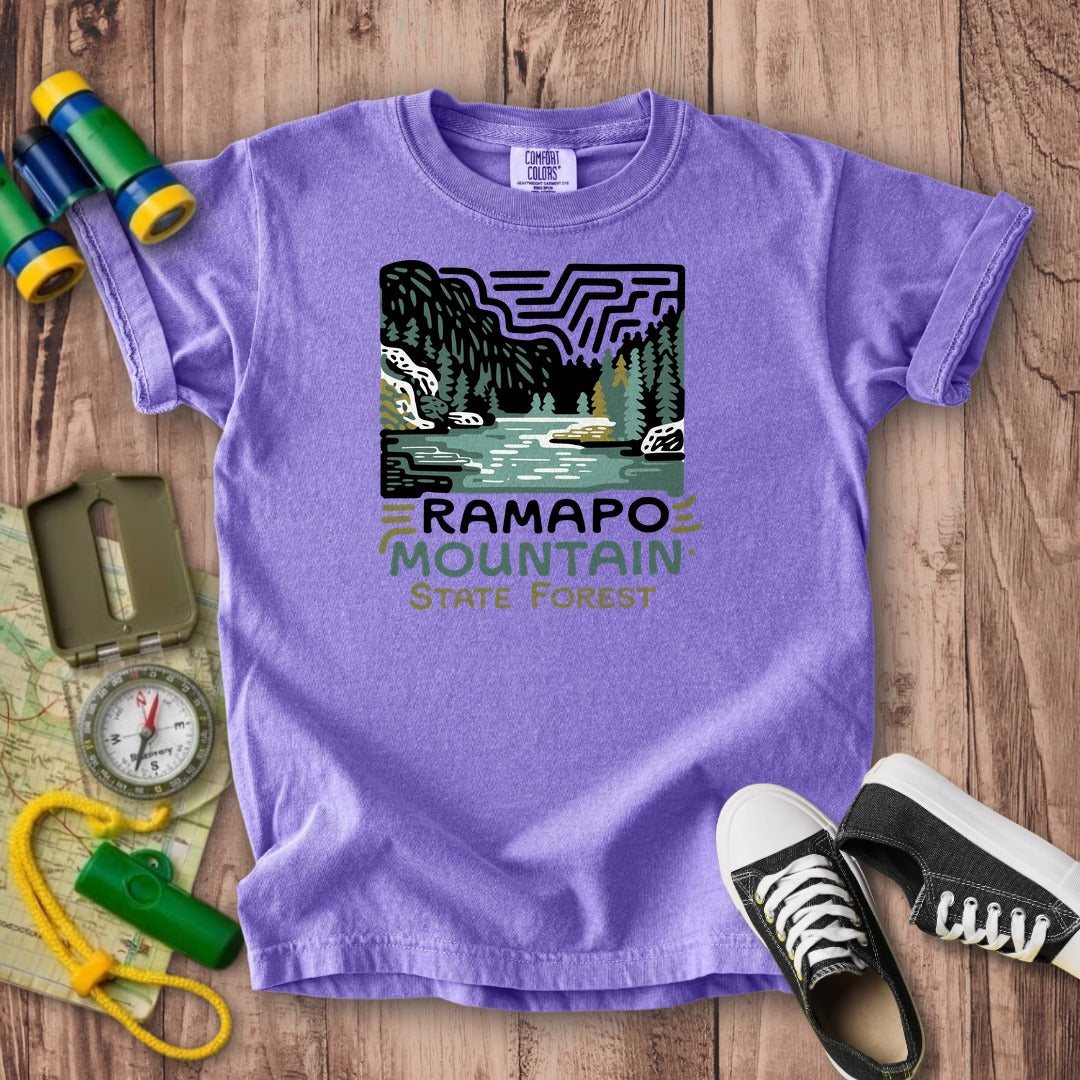 Ramapo Mountain State Forest Kids Cotton T-Shirt