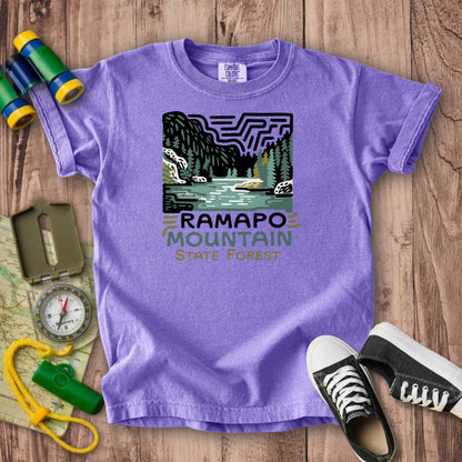 Ramapo Mountain State Forest Kids Cotton T-Shirt