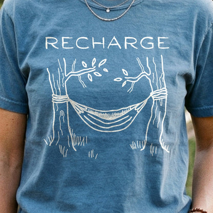 Recharge Hammock Cotton T-Shirt