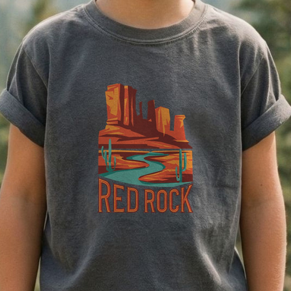 Red Rock State Park Kids Cotton T-Shirt