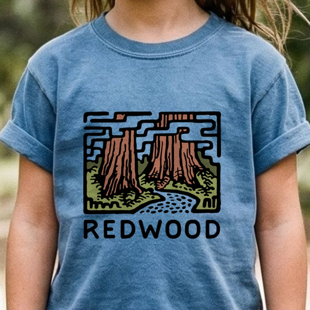Redwood National Park Kids Cotton T-Shirt