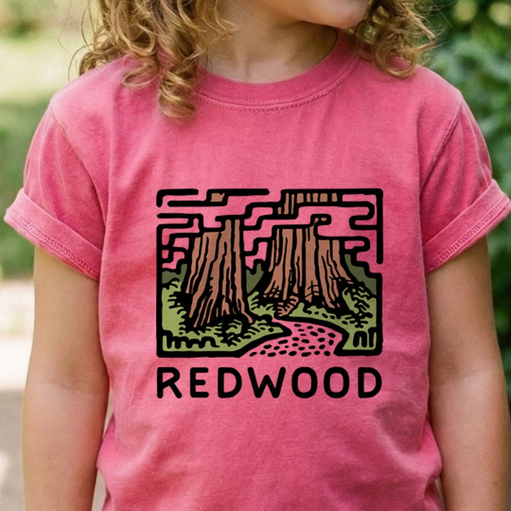 Redwood National Park Kids Cotton T-Shirt