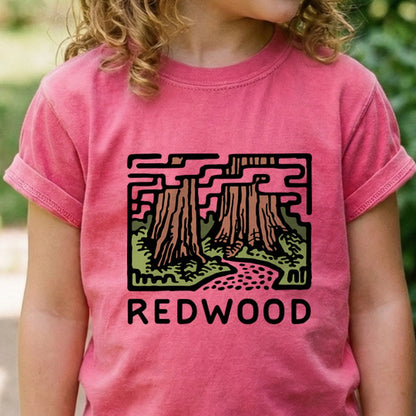 Redwood National Park Kids Cotton T-Shirt