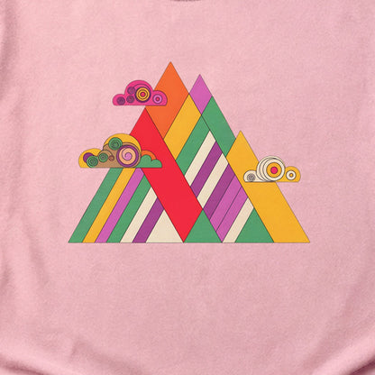 Retro Peaks Cotton T-Shirt