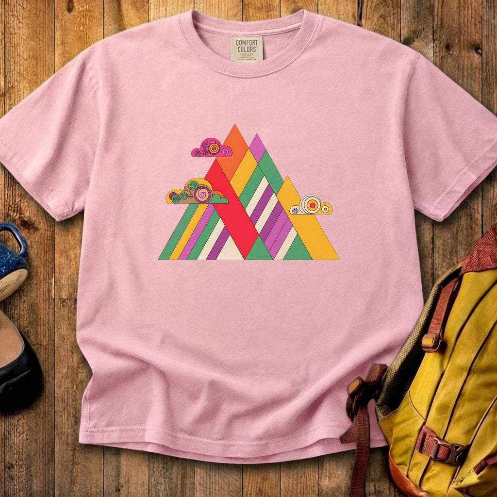 Retro Peaks Cotton T-Shirt