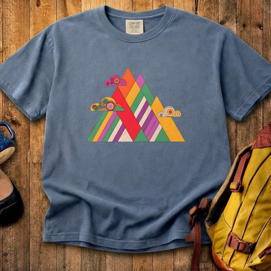 Retro Peaks Cotton T-Shirt