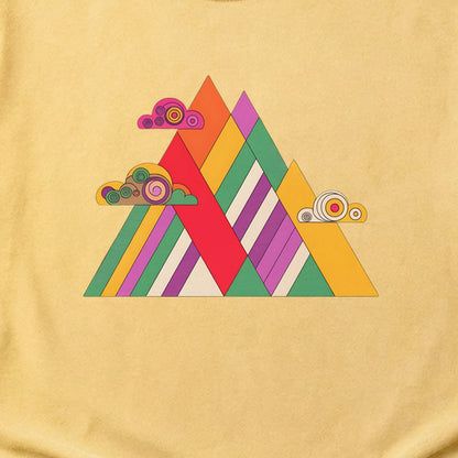 Retro Peaks Cotton T-Shirt
