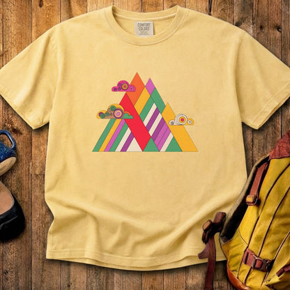 Retro Peaks Cotton T-Shirt
