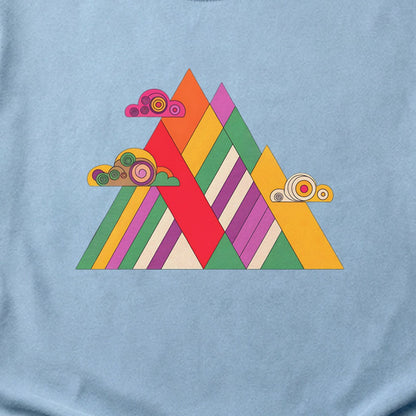 Retro Peaks Cotton T-Shirt