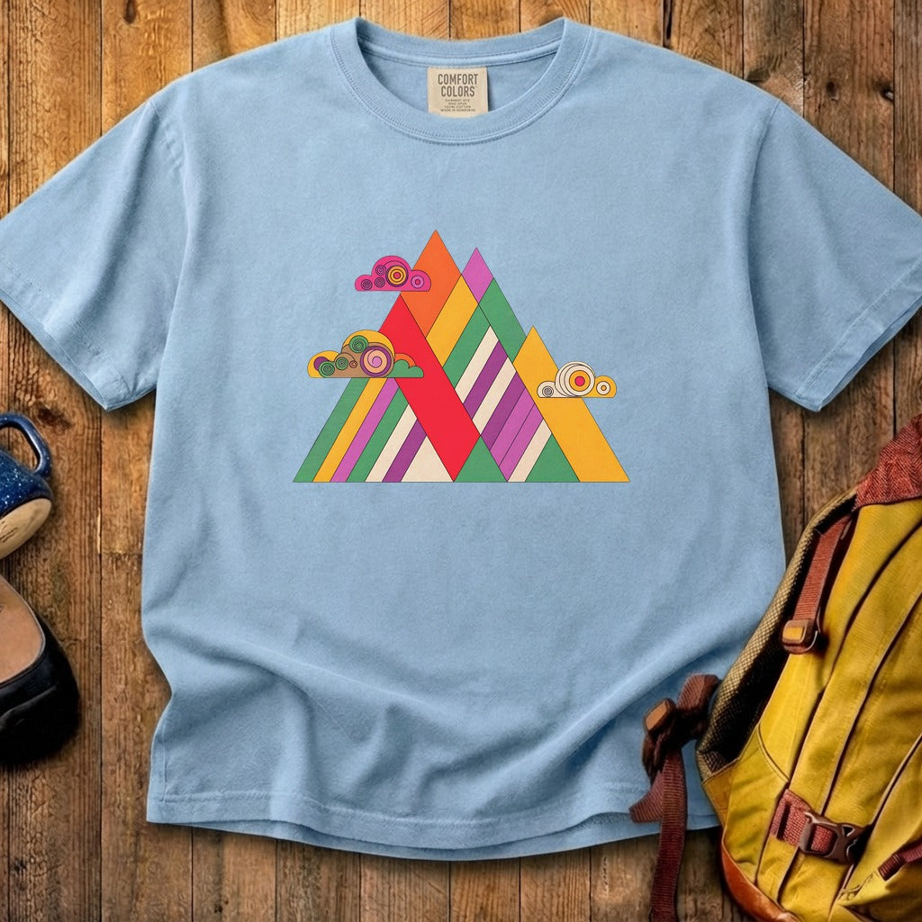 Retro Peaks Cotton T-Shirt