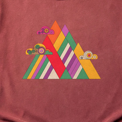 Retro Peaks Cotton T-Shirt
