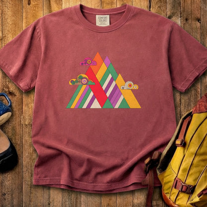 Retro Peaks Cotton T-Shirt