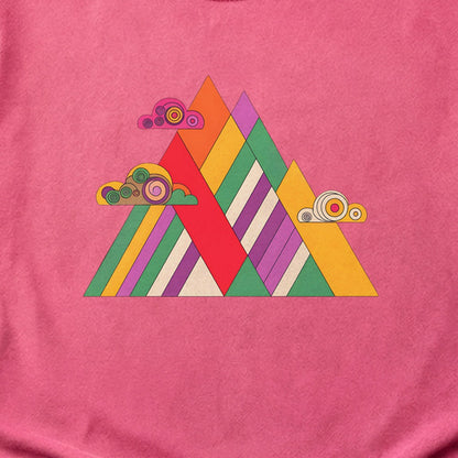 Retro Peaks Cotton T-Shirt