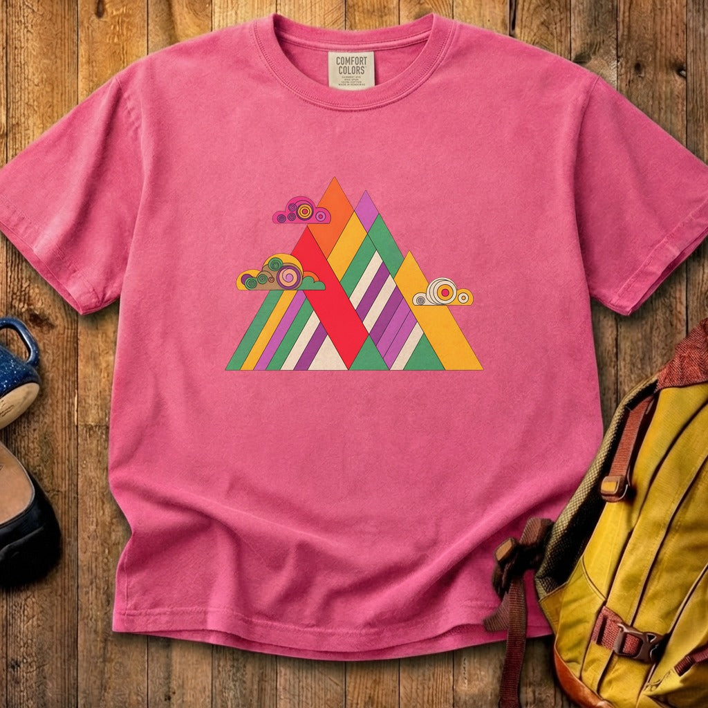 Retro Peaks Cotton T-Shirt