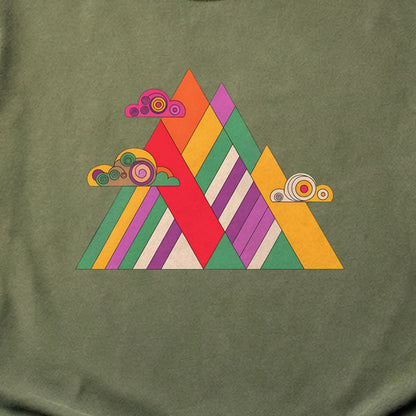 Retro Peaks Cotton T-Shirt
