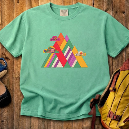 Retro Peaks Cotton T-Shirt