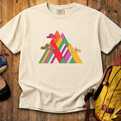Retro Peaks Cotton T-Shirt