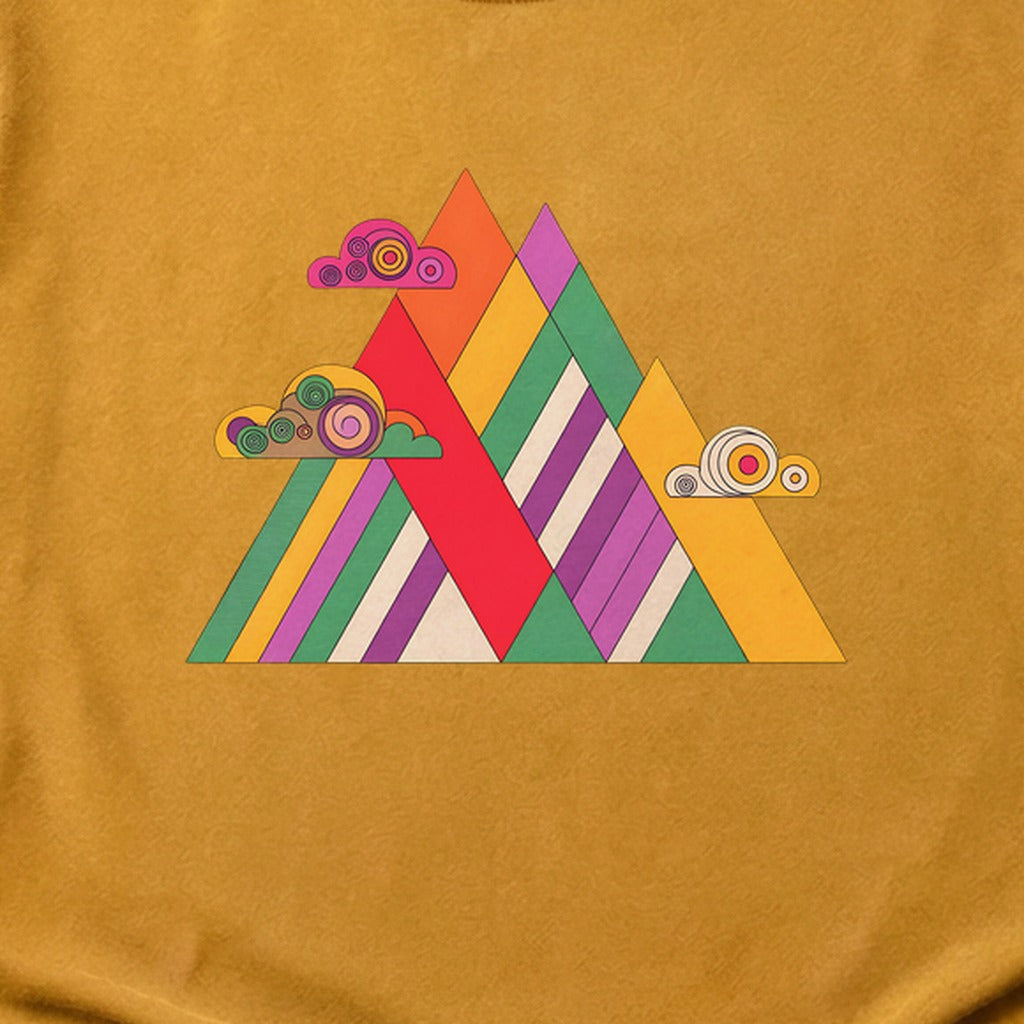 Retro Peaks Cotton T-Shirt
