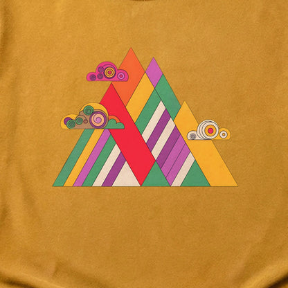 Retro Peaks Cotton T-Shirt