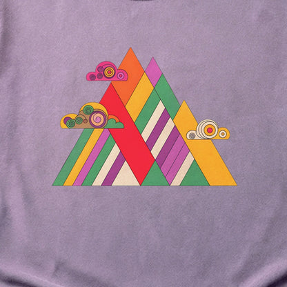 Retro Peaks Cotton T-Shirt