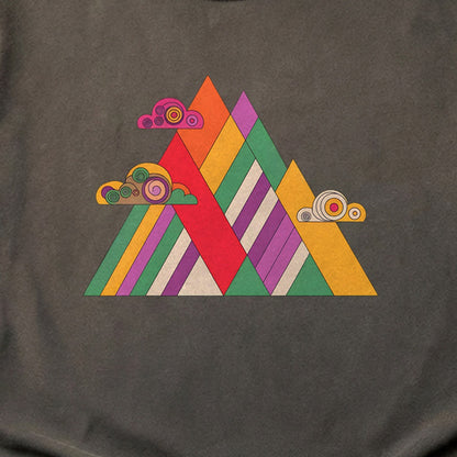 Retro Peaks Cotton T-Shirt