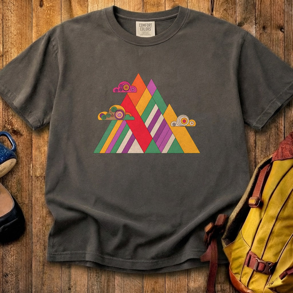 Retro Peaks Cotton T-Shirt