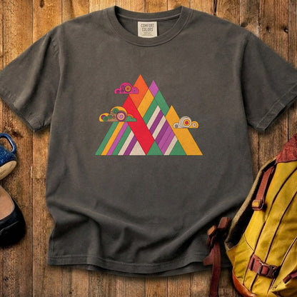 Retro Peaks Cotton T-Shirt