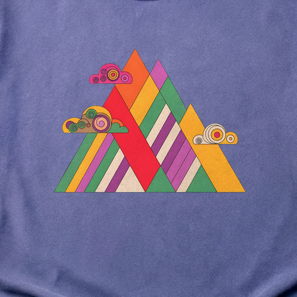 Retro Peaks Cotton T-Shirt